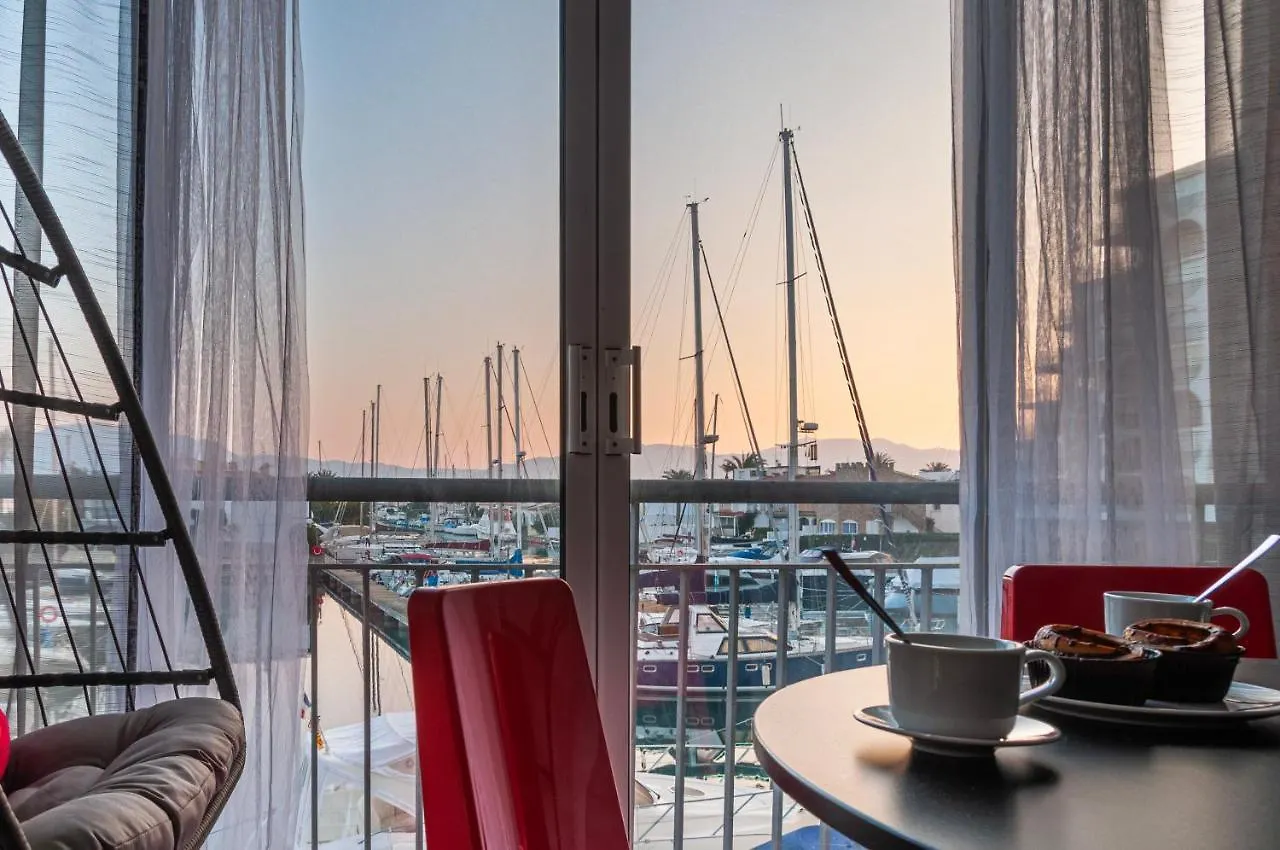 Estudio En 1ª Linea Con Vistas Al Puerto Deportivo By Insidehome Empuriabrava Apartamento